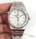 OM Factory Audemars Piguet Royal Oak 15400 Silver Tapisserie Dial 41 MM Automatic Watch
